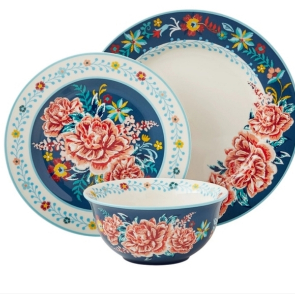 ❤️ 12-Piece Pioneer Woman Keepsake Floral Dinnerware Set - Picture 6 of 6
